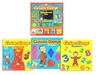 รูปย่อ (Age 1 - 5) ชุดหนังสือ 3 เล่ม สอน สี รูปทรง ตัวเลข Curious George Schoolhouse Fun (3 books) รูปที่1