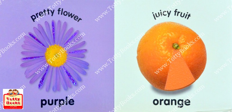 (Age Newborn - 4) หนังสือเด็กบอร์ดบุ๊ก กระดาษหนา ภาพสัมผัส เสริมคำศัพท์ สี รูปทรง Colors and Shapes (DK Touch and Feel B รูปที่ 2