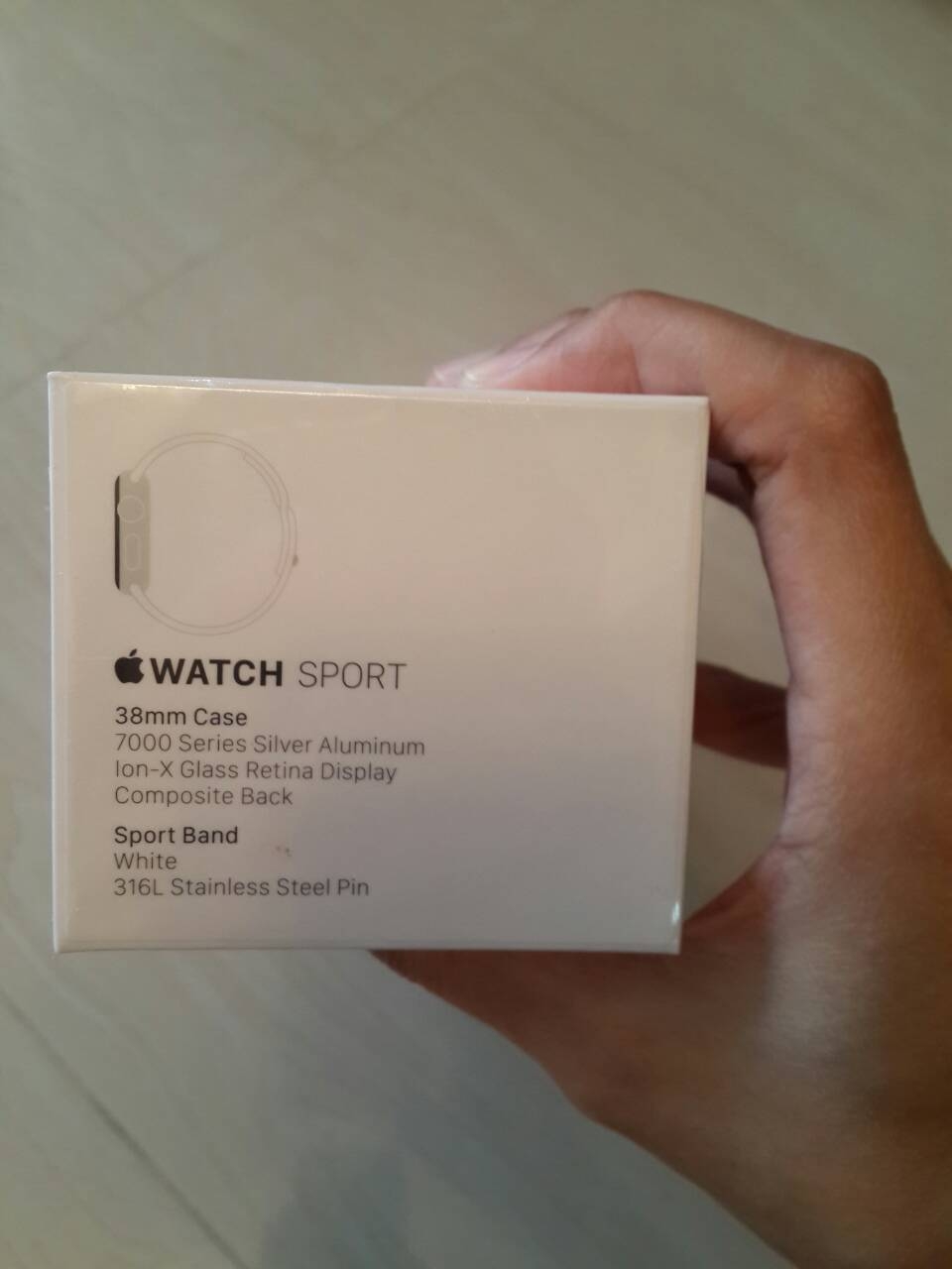 ขาย 10,000  ใหม่ Apple watch 38 mm white sport รูปที่ 3