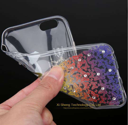 เคสไอโฟน6พลัส เคสTPU ประดับคริสตัลฝาหลังสวยงาม รูปที่ 6