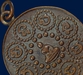 รูปย่อ เหรียญหูเชื่อมรอยพระพุทธบาท วัดเขาบางทราย จ.ชลบุรี รุ่นแรกปี2461 เนื้อทองแดง รูปที่3
