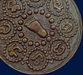 รูปย่อ เหรียญหูเชื่อมรอยพระพุทธบาท วัดเขาบางทราย จ.ชลบุรี รุ่นแรกปี2461 เนื้อทองแดง รูปที่7