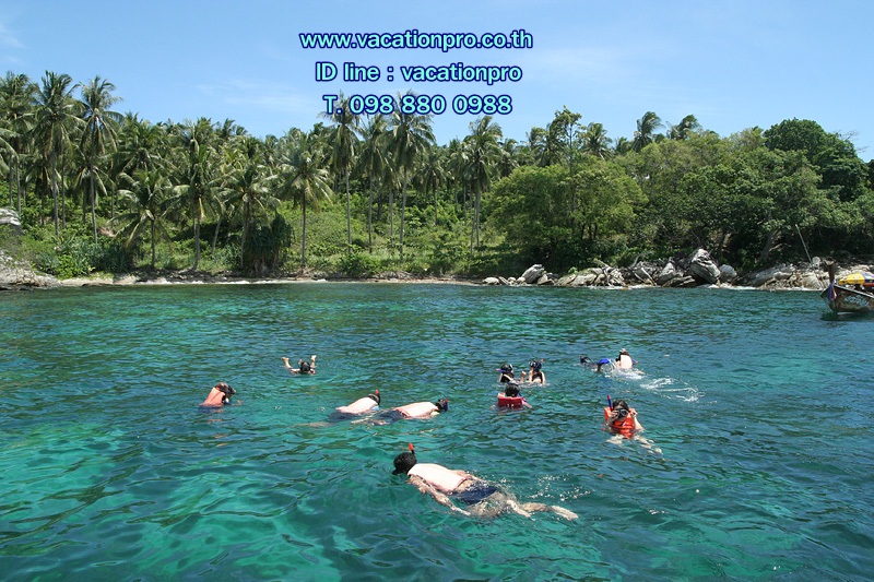 ทัวร์ภูเก็ต 1 วัน แพ็คเกจเที่ยวทัวร์ เกาะราชา เกาะเฮ  เรือเร็ว  ราคาถูก รูปที่ 4