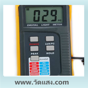 เครื่องวัดแสง ความสว่างแสง 200 000 ลักซ์ Light Meter 200k Lux ยี่ห้อ OEM รุ่น LX1330B รูปที่ 2