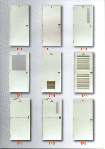 ขายประตูเหล็กทนไฟ Triple nine door รูปที่ 3