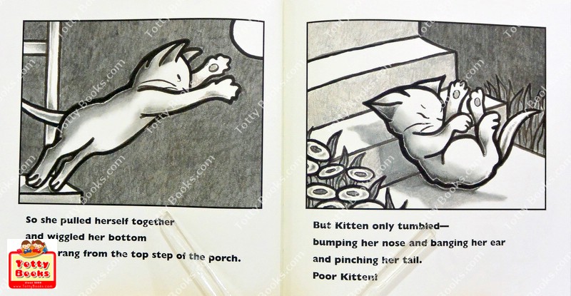 (Caldecott Medal, Age 2 - 7) หนังสือรางวัล ขายดี ปกแข็ง Kitten's First Full moon (Kevin Henkes, Hardcover) รูปที่ 3