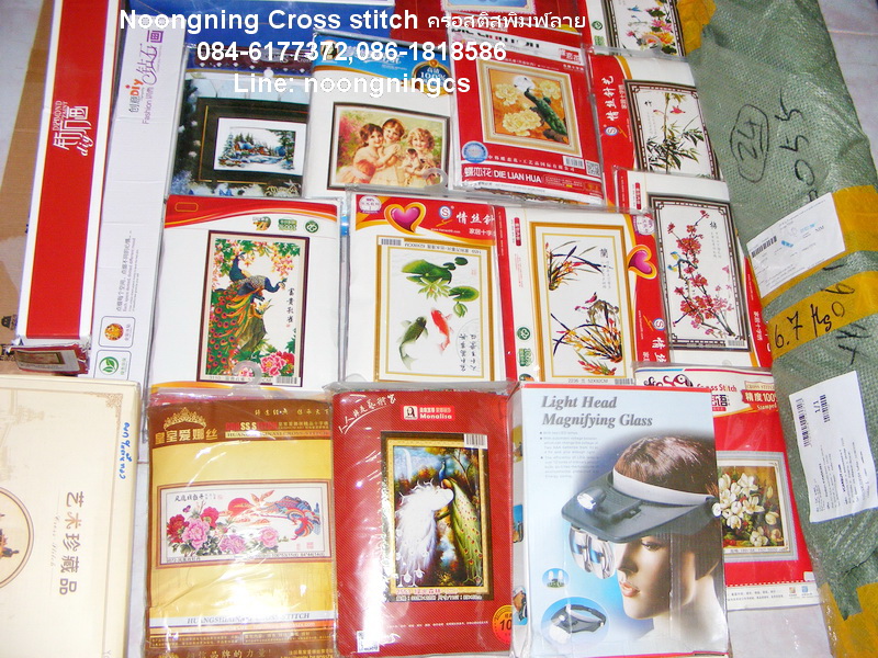 ร้านNoongningcrorssstitch ครอสติสพิมพ์ลาย (จำหน่าย ชุดปักครอสติสจีนสวยๆ พิมพ์ลายลงบนผ้า,ครอสติสปักสำเร็จ ตกแต่งบ้าน )91 รูปที่ 4