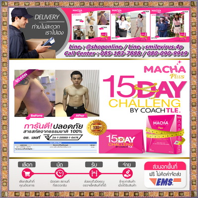 MACHA Plus มาช่า พลัส อาหารเสริม ลดน้ำหนัก ระเบิดไขมัน ลดการดื้อยา ไม่มีผลข้างเคียง หยุดแล้วไม่โยโย่ รูปที่ 1