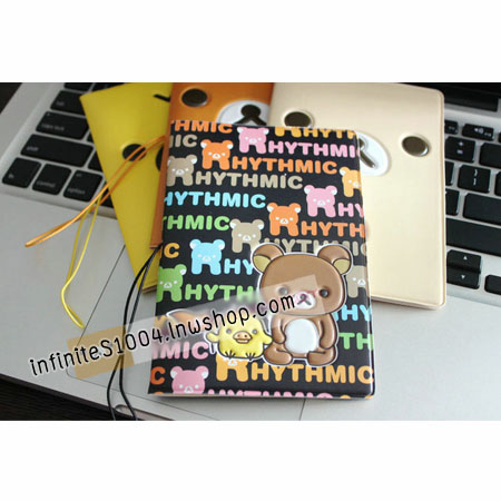 ปกพาสปอร์ต ที่ใส่พาสปอร์ต ลายรีรัคคุมะ (Rilakkuma Passport Cover Case) รูปที่ 6