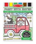 (Age 3 - 6) สมุดระบายสี ไม่เลอะเทอะบ้านและมือ รถ ยานพาหนะ Mess-Free Paint with Water (Vehicles)