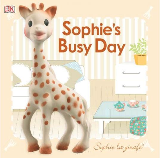 (Age Newborn - 4) นิทานบอร์ดบุ๊ก เสริมคำศัพท์ กระดาษหนา ภาพสัมผัส Sophie's Busy Day (Sophie La Giraffe) รูปที่ 1