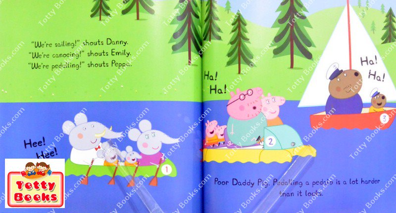 (Age 1 - 7) หนังสือนิทาน ปกอ่อน Peppa Goes Boating (Peppa Pig, Paperback) รูปที่ 3