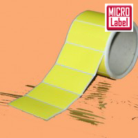 Microlabel ไมโคร ลาเบล ribbon ริบบอน thermal transfer ribbon wax resin สำหรับเครื่องพิมพ์บาร์โค้ดทุกชนิด รูปที่ 1