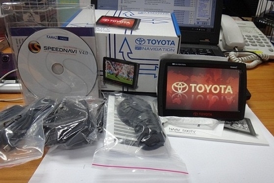 ขาย GPS ของ Toyota Kamaz NAAV 590TV ระบบนำทางที่ดีที่สุด ไม่พาหลง ไม่พาเข้าทางตัน ระบบนำทางมีเสียงคนพูดเป็นภาษาไทย พร้อมรับชม TVได้ในตัว รูปที่ 1