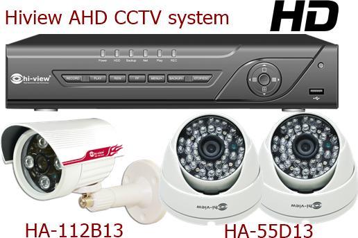 กล้องวงจรปิด hiview AHD 9200 Series ชุดกล้อง AHD 4 ตัว พร้อม DVR รูปที่ 1