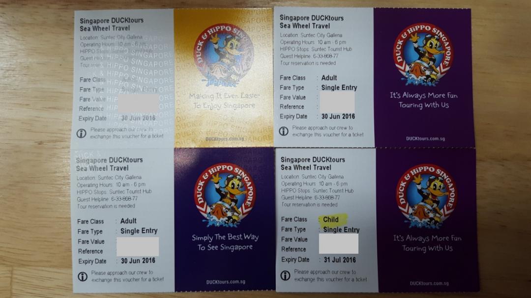 บัตรดั๊กทัวร์สิงคโปร์ Duck tour singapore รูปที่ 1