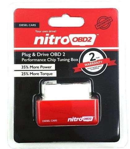 nitro obd2 สีแดง สำหรับรถดีเซล รูปที่ 1