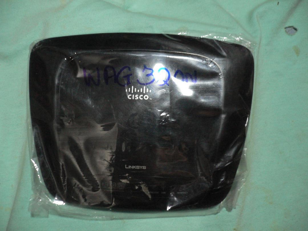 Linksys dual-band wireless N modem gigabit router model WAG320N พ รูปที่ 1