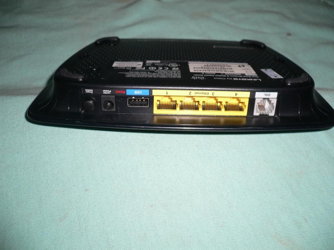 Linksys dual-band wireless N modem gigabit router model WAG320N พ รูปที่ 3