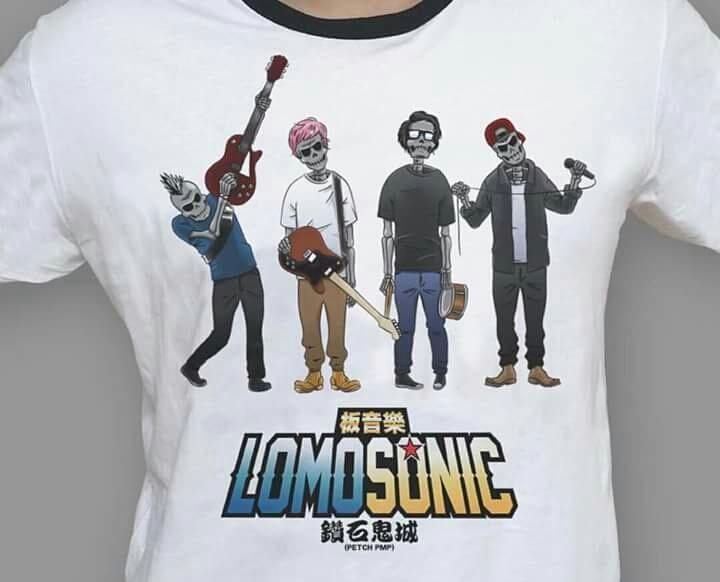 สื้อ วง โลโมโซนิค LOMOSINIC x PETCH PMP T-Shirt รูปที่ 1