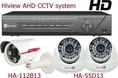 กล้องวงจรปิด hiview AHD 9200 Series ชุดกล้อง AHD 4 ตัว พร้อม DVR