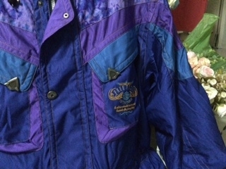Intentness ski jacket  hood เสื้อใส่เล่นสกีลุยหิมะสีน้ำเงินผสมม่วงเข้มสภาพดีมากซื้อถูกกว่าเช่า : สมุทรปราการ รูปที่ 4