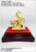 รูปย่อ ม้าลูกแก้วมงคล ของขวัญมงคล ทองพ่นทราย Gold 99.99% : กรุงเทพมหานคร รูปที่3