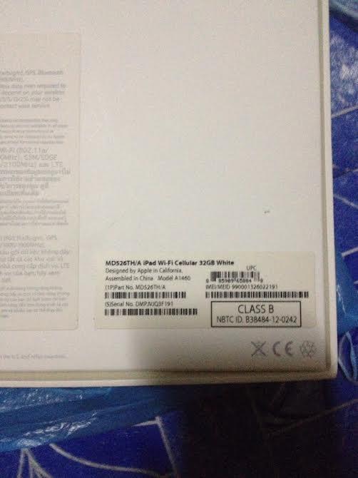 ขาย MD526THA IPad Wi-Fi Cellular 32GB white รูปที่ 4
