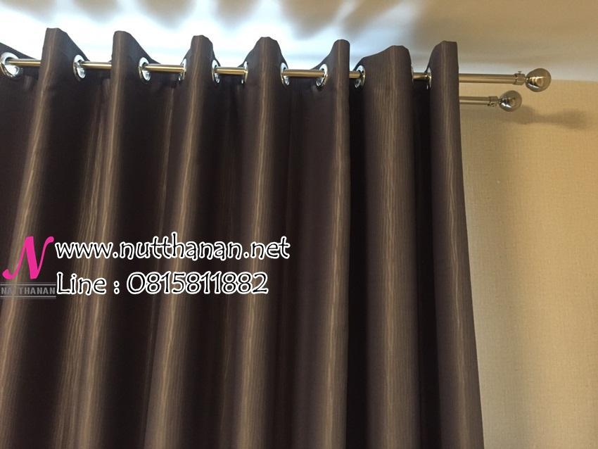 ผ้าม่านทึบแสง กัน UV หน้ากว้างไร้รอยต่อ ทำทั้งหลัง ราคาถูกกว่าห้าง รูปที่ 3