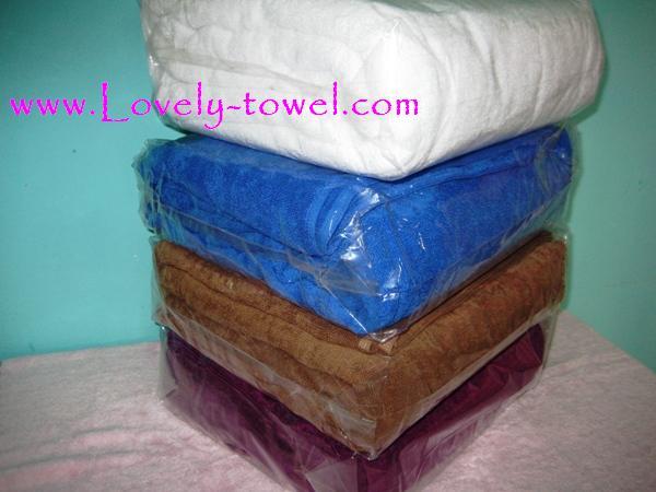 ผ้าห่มเนื้อผ้าขนหนูสำหรับห่มคนเดียว 60x80 และห่มสองคน 70x90 เนื้อนุ่มสีไม่ตก มีหลายสี สอบถามได้ที่ 085-9228119 รูปที่ 4