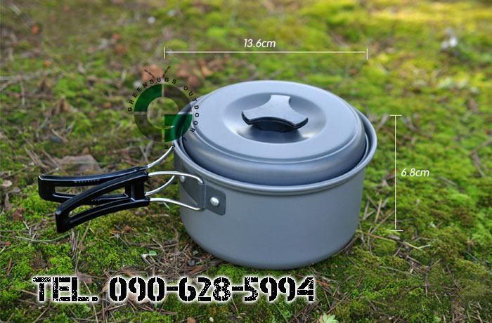 ชุดหม้อสนาม Cooking Set DS-500 สำหรับแคมป์ปิ้ง ชุดใหญ่สำหรับ 5-6 รูปที่ 5