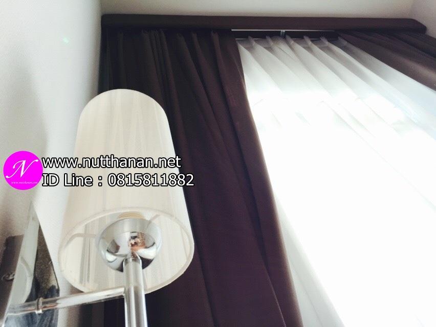 ผ้าม่านทึบแสง กัน UV หน้ากว้างไร้รอยต่อ ทำทั้งหลัง ราคาถูกกว่าห้าง รูปที่ 7