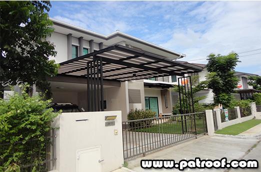 รับออกแบบและติดตั้งหลังคากันสาดทุกชนิด ติดต่อ 092-283-5189 ช่างเช รูปที่ 5