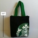 รูปย่อ กระเป๋าสะพาย ผ้า มีผ้าซับในคะ ลาย สตาร์บัค Starbucks รูปที่3