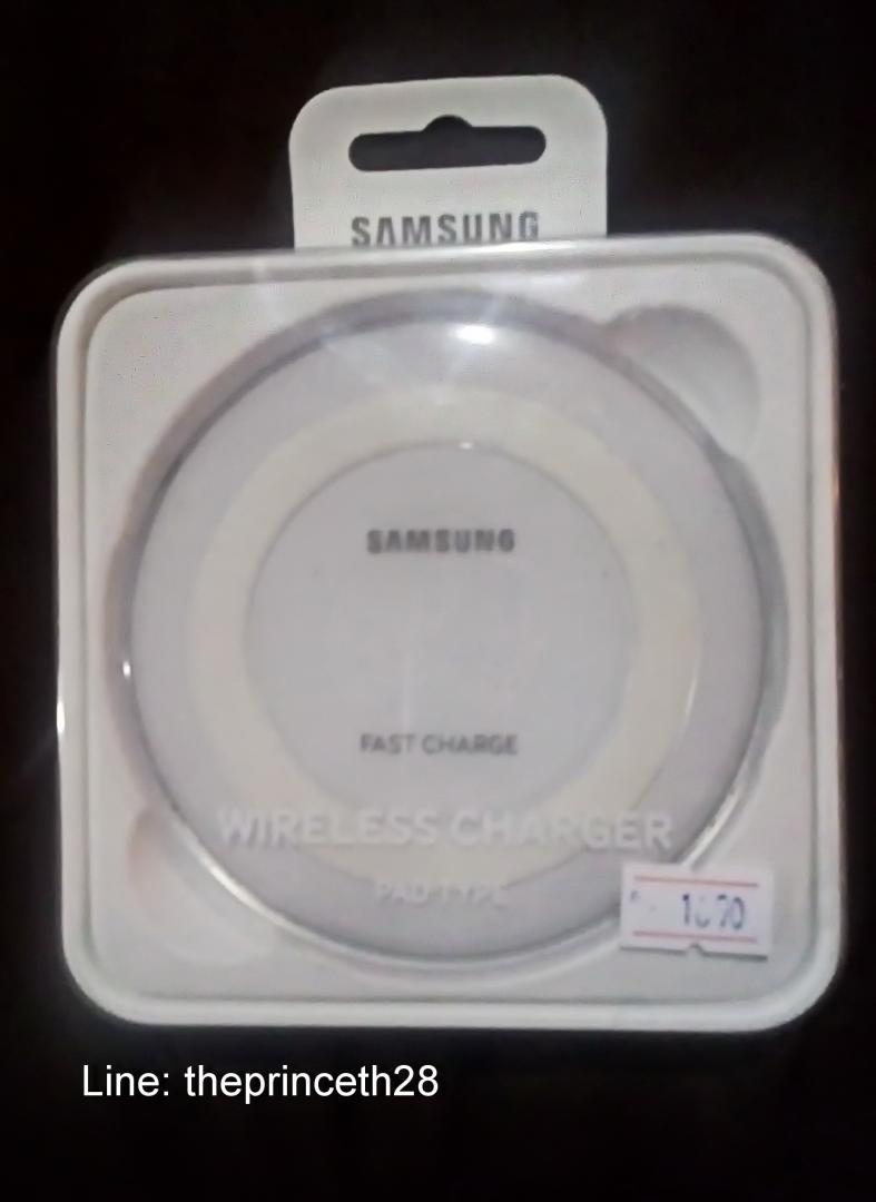 SAMSUNG wireless charger fast charge pad สีขาว รูปที่ 1