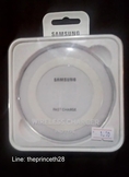 SAMSUNG wireless charger fast charge pad สีขาว