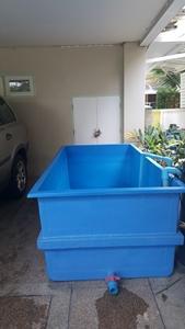 ขายบ่อปลาไฟเบอร์สีฟ้าแบบหนาอย่างดี สภาพ 95 ใช้งานแค่ 3-4 เดือน กX รูปที่ 5