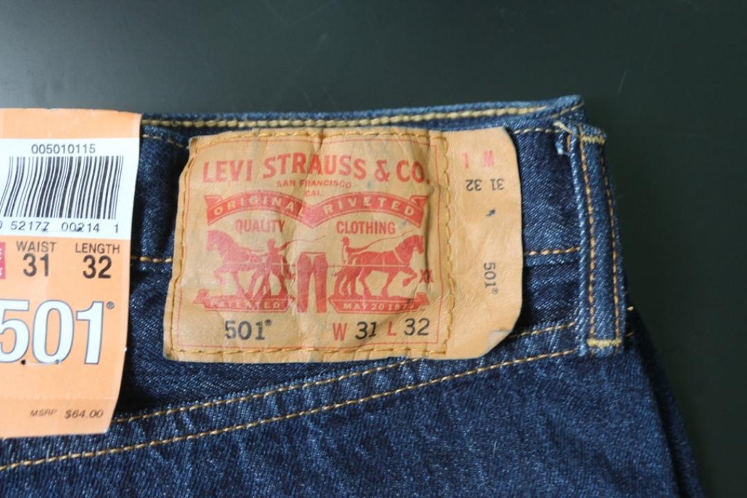 ยีนส์ Levis501กระดุมเงิน ของใหม่นำเข้า รูปที่ 5