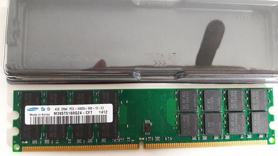 ของใหม่ SAMSUNG RAM DDR2-4GB-BUS800MHz บอร์ด AMD Made in KOREA รูปที่ 1
