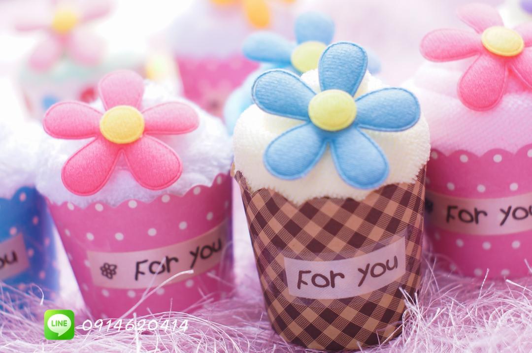 รับทำของชำร่วย ของที่ระลึกคัพเค้กผ้าขนหนูหวาน ๆ น่ารัก น่าเก็บ รูปที่ 6