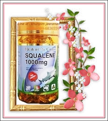 น้ำมันตับปลาฉลามน้ำลึกShark Squalene 1000mg   ดูแลผิวพรรณ ผม เล็บ ป้องกันมะเร็ง premium product รูปที่ 1