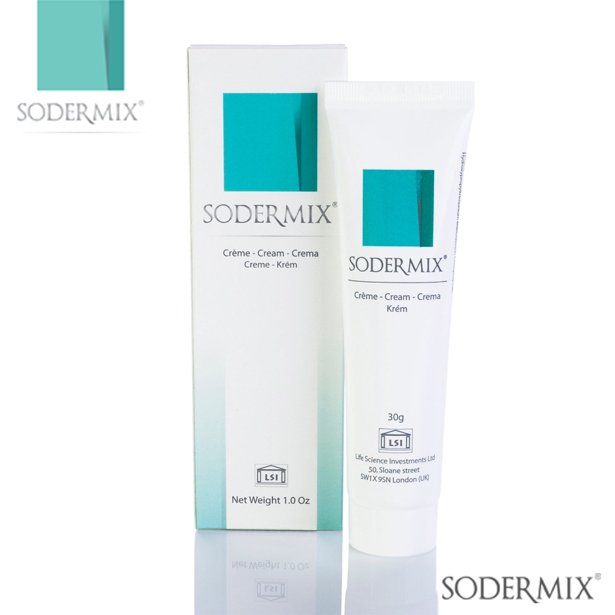 SODERMIX Anti-inflammatory Cream ครีมทาลดรอยแผลเป็น ลดอาการอักเสบ ปวดแสบ คัน รูปที่ 1