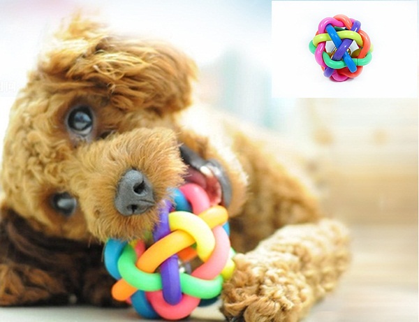 ของเล่นสุนัข บอลยางสีรุ้ง รูปที่ 7