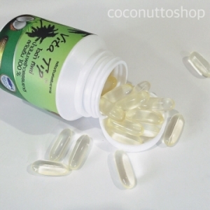 น้ำมันมะพร้าวสกัดเย็นบริสุทธิ์ 100% เกรดพรีเมี่ยม ชนิดแคปซูล (Vita Tip) รูปที่ 4