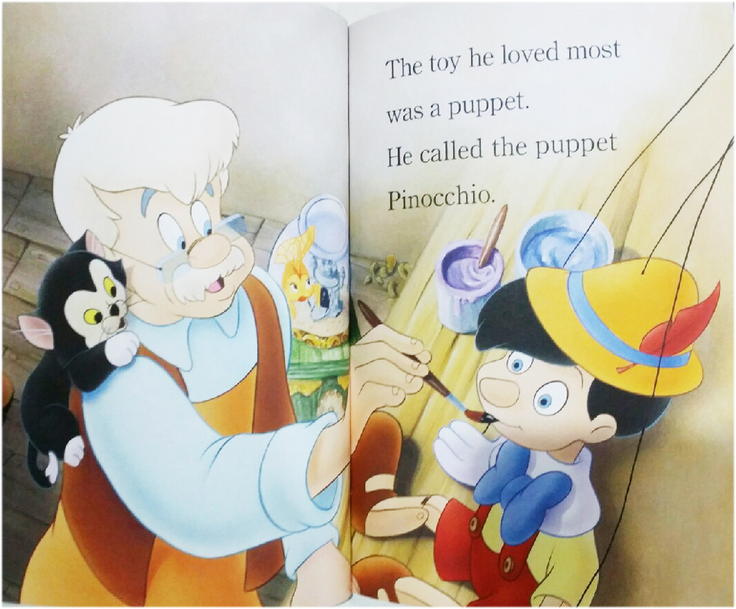 (Age 4 - 8) หนังสือเด็ก อ่านเล่น/ก่อนนอน ฝึกอ่าน Pinocchio (I Can Read Level 2) รูปที่ 3