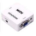 VGA To HDMI 1080P HDTV Video Audio Converter Box Adapter For PC Laptop DVD