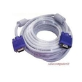 VGA Cable ยาว 20m เกรด A สายสีขาว หัวน้ำเงิน (M-M)