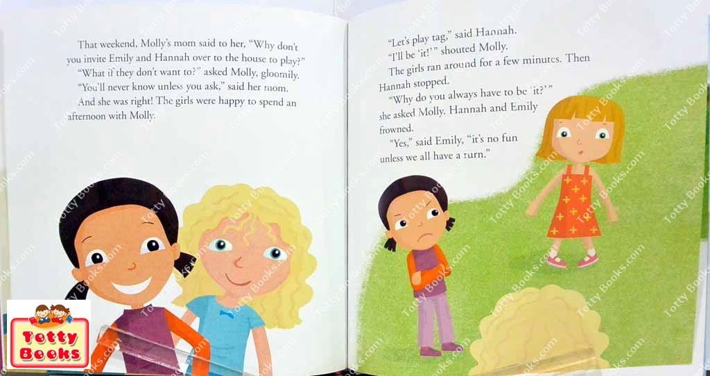 (Age 4 - 10) หนังสือส่งเสริม EQ/MQ รู้จักเพื่อนใหม่ Molly Makes Friends (Helping Hand Book, Sarah Duchess of York) รูปที่ 3