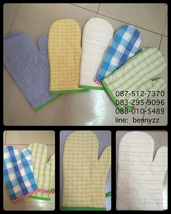 ขายส่ง ถุงมือจับของร้อน คละสีคละลาย รูปที่ 2