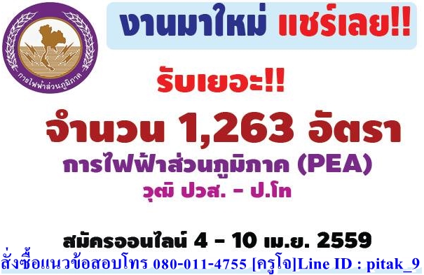  ++[PDF]++แนวข้อสอบ พนักงานคุมเครื่องคอมพิวเตอร์ กฟภ รูปที่ 1